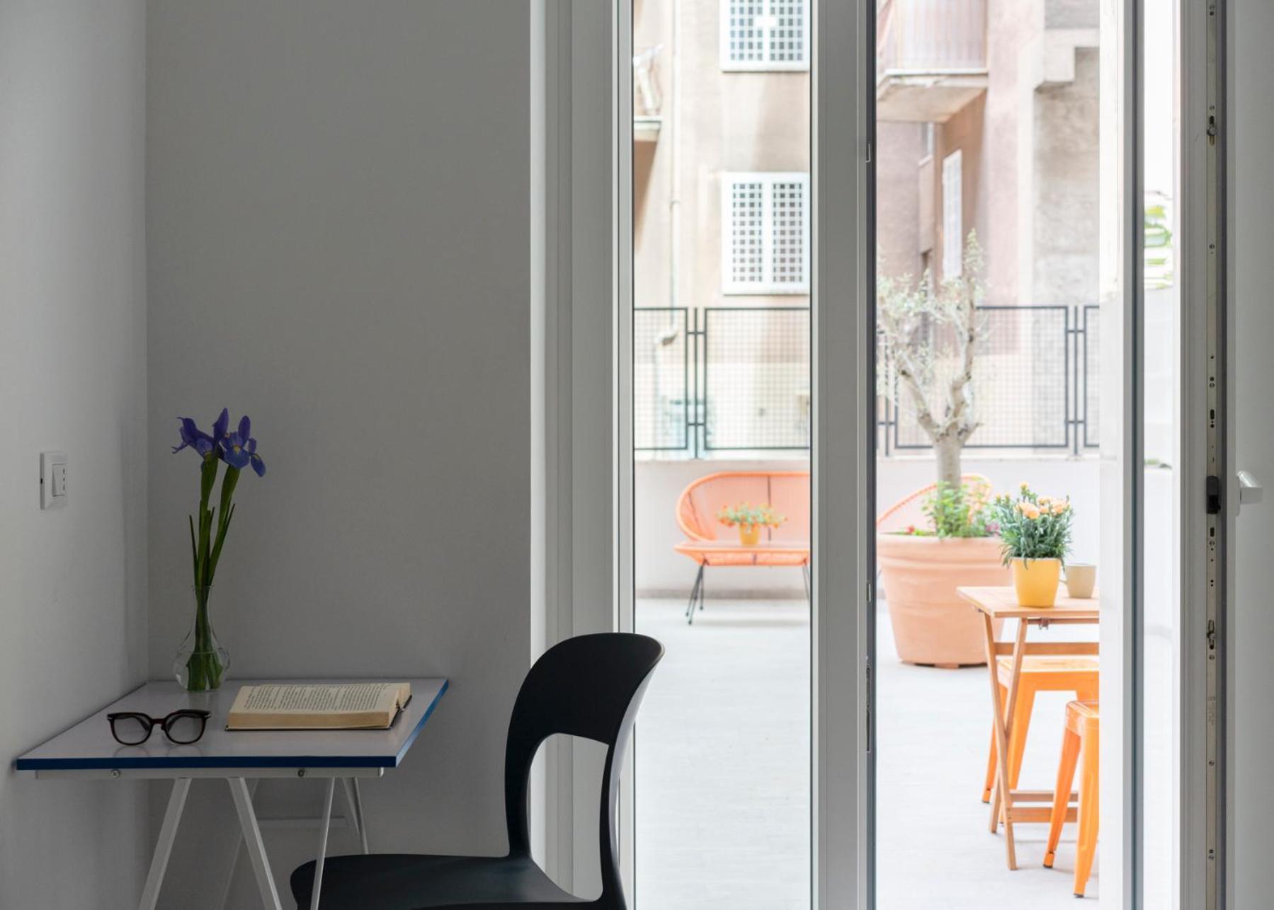 Two-Bedroom Apartment Balcony Terrace